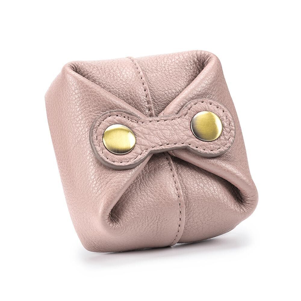 2549 Coin Pouch,Leather Coin Pocket Wallet Wear Resistant Cash Change